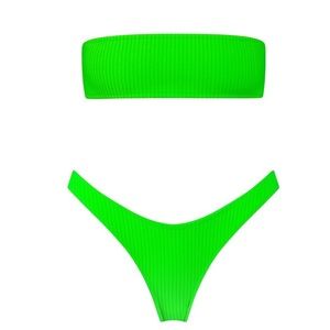 ISO!!  Neon bikini strapless